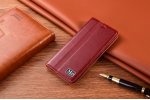Чехол-книжка MyPads Premium Pelle di Marmo для Samsung Galaxy M53 из качественной натуральной мраморной кожи буйвола прошитый элегантной прострочкой красный с магнитной крышкой. Только в нашем магазине. Количество ограничено