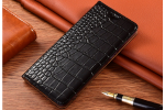 Чехол-книжка MyPads Premium для Xiaomi Mi Note 10 / Mi Note 10 Pro / Mi CC9 Pro из качественной импортной натуральной кожи теленка с фактурной прошивкой рельефа кожи крокодила экзотический черный. Только в нашем магазине. Количество ограничено.
