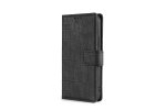 Чехол-книжка MyPads для
 Huawei P50 Pro / Хуавей р50 Про черный крокодиловая кожа