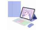 Чехол с клавиатурой MyPads для Samsung Galaxy Tab A7 10.4 SM-T500 / SM-T505, фиолетовый