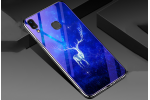 Фирменный ультра-тонкий силиконовый чехол-бампер для Vivo V15 Pro с закаленным стеклом на заднюю крышку телефона «тематика Олень» 