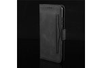 Фирменный чехол-книжка для Alcatel 3L (2020) 5029Y из качественной импортной кожи с подставкой застёжкой и визитницей черный